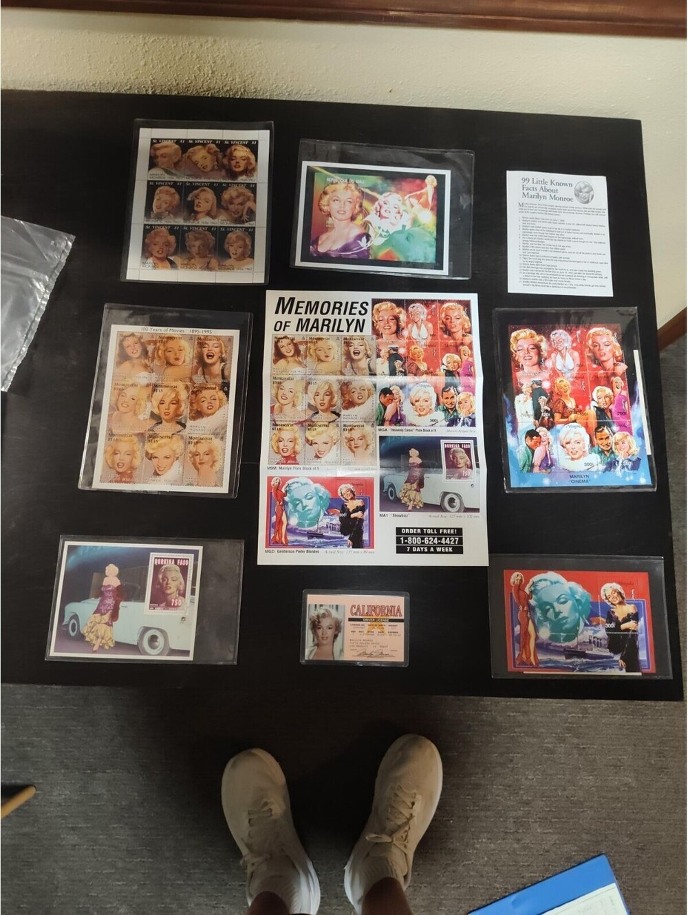 Marilyn Monroe ICS Stamp Collection SEALED COAs Original Order Form 1990s